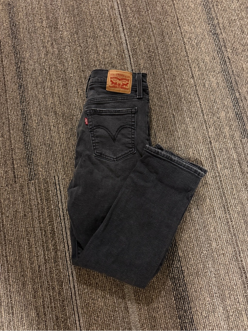 Levi's Women's Black Straight Leg Jeans